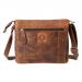Leather Design Schoudertas Hunter Bruin