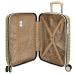 Zebra Trends Handbagage Koffer Travel 55 Goud Panter