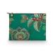 Pip Studio Make Up Etui Charly Cosmetic Flat Pouch Large Cece Fiore Green