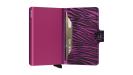 Secrid Mini Wallet Portemonnee Zebra Fuchsia