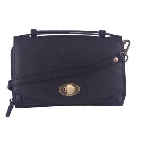 Bag2Bag Schoudertasje Napels Zwart