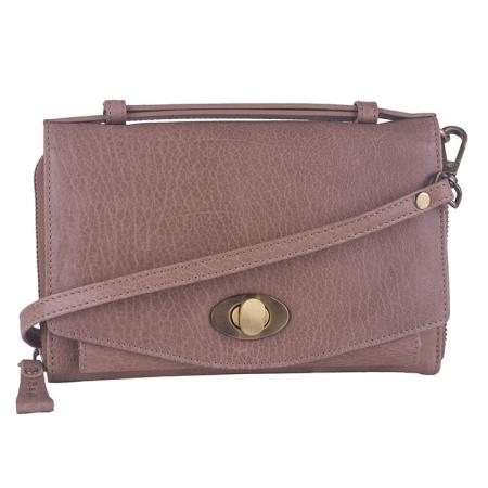 Bag2Bag Schoudertasje Napels Taupe/Grijs