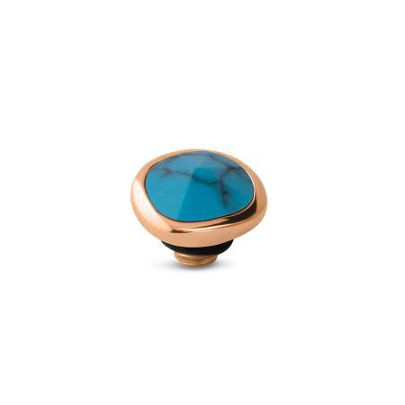 Melano Twisted Gemstone Cloud Steentje Turquoise | Rosé