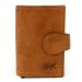 Bear Design Portemonnee met RFID Creditcardhouder Elsie Cognac