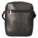 Leather Design Schoudertas Unisex Zwart