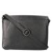 Leather Design Schoudertas met Overslag Revival Vintage Zwart