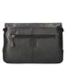 Leather Design Schoudertas met Overslag Revival Vintage Zwart