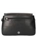 Leather Design Schoudertas met Overslag Revival Vintage Zwart