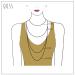 Qoss Ketting Sabine 50 cm