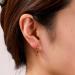 Day&Eve Oorringen Sparkle Hoop Zwart | Goud