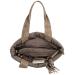 Zebra Trends Puffer Shopper/Schoudertas Elske Donker Taupe