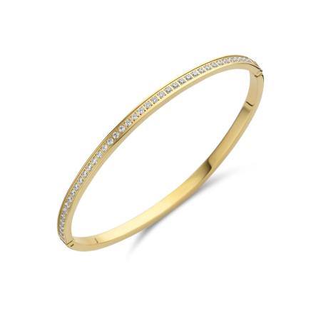 Melano Friends Hinged CZ Armband Goud | Maat S
