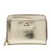 dR Amsterdam Mint Zip Around Portemonnee RFID Metallic Licht Goud