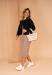 Zebra Trends Handtas/Schoudertas Evie Champagne