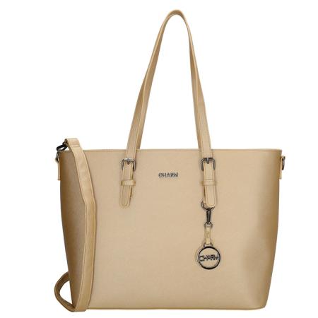 Charm London Birmingham - Handtas/Schoudertas 15.6'' - Licht Goud