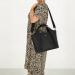 Charm London Handtas/Schoudertas Mulberry Street Zwart