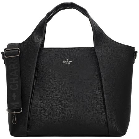 Charm London Handtas/Schoudertas Mulberry Street Zwart