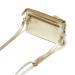 dR Amsterdam Clutch/Schoudertasje Metallics Licht Goud