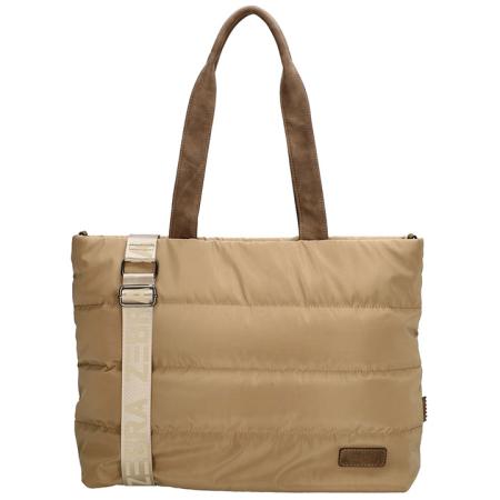 Zebra Trends Puffer Shopper/Laptoptas 15'' Elske Taupe