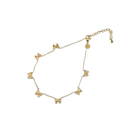 Day&Eve Enkelbandje Butterfly | Goud