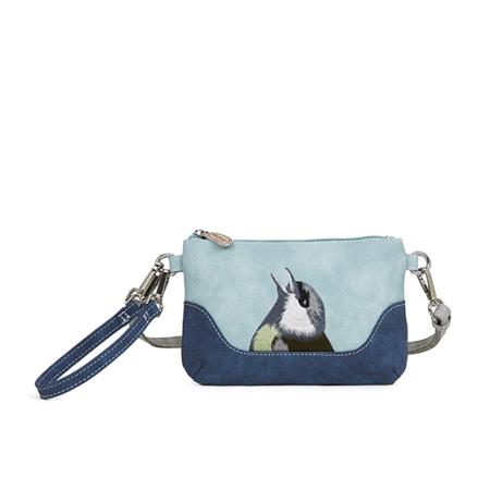 Hi-di-hi Schoudertas/Clutch/Portemonnee Melody Blauw