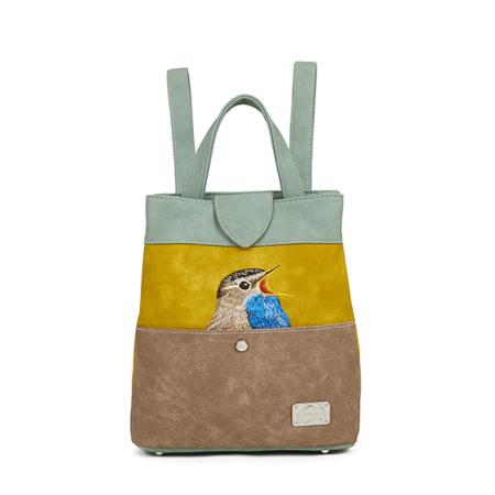 Hi-di-hi Rugzak/Schoudertas Song Song Blue Bruin/Blauw