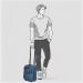 Enrico Benetti Oakville Cabin Luggage Underseater Koffer 40 Jeans