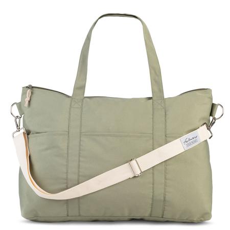 Fabrizio Strandtas/Weekendtas Grijs-Groen