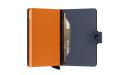 Secrid Mini Wallet Portemonnee Matte Nightblue & Orange