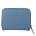 Leather Design Zip Around Portemonnee RFID Revival Vintage Fairyblue
