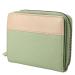 Leather Design Zip Around Portemonnee RFID Revival Vintage Jade