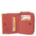 Leather Design Zip Around Portemonnee RFID Revival Vintage Marshala