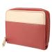 Leather Design Zip Around Portemonnee RFID Revival Vintage Marshala
