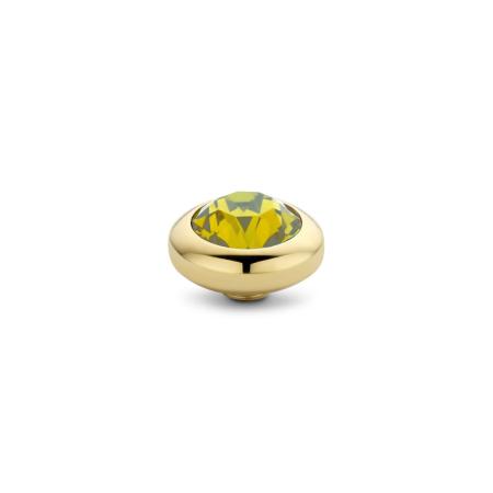 Melano Vivid Basic CZ Steentje Yellow | Goud