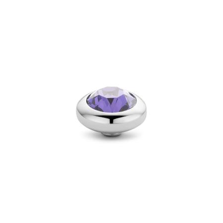Melano Vivid Basic CZ Steentje Tanzanite | Zilver