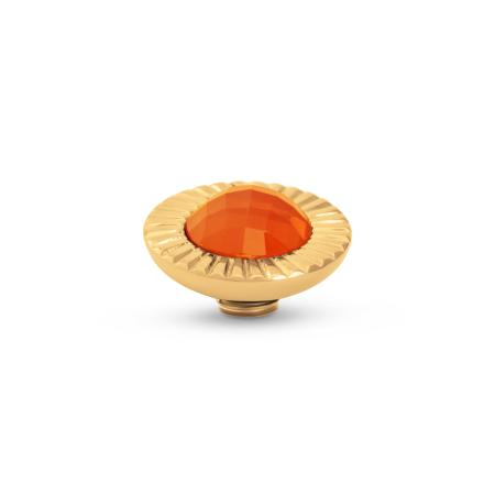 Melano Vivid Sunburst Steentje Apricot Brown | Goud