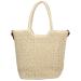 Beagles Rieten Shopper/Schoudertas Lanzarote Light Natural