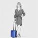 Enrico Benetti Edmonton Cabin Luggage Underseater Koffer 40 Steel Blue