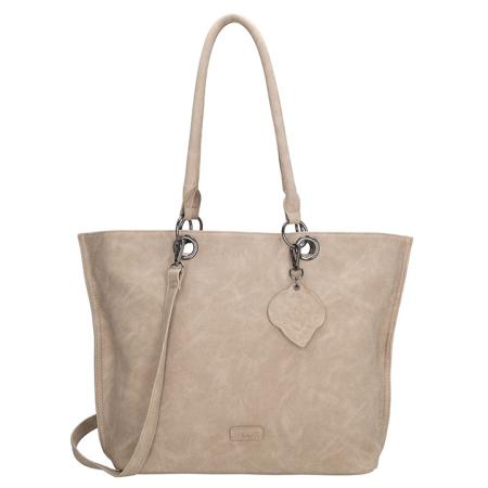 Beagles Handtas/Schoudertas La Rambla Licht Taupe