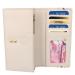Leather Design Overslag Portemonnee RFID Revival Vintage Lola Off White