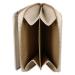 Leather Design Zip Around Portemonnee RFID Revival Vintage Lola Off White