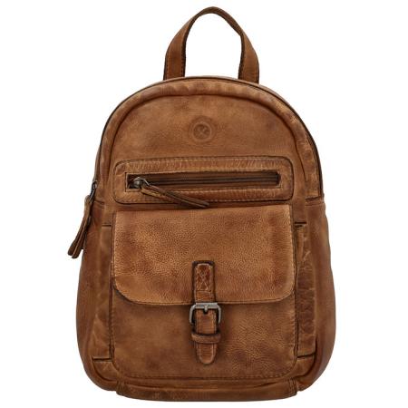 Hide & Stitches Rugzak Paint Rock Cognac