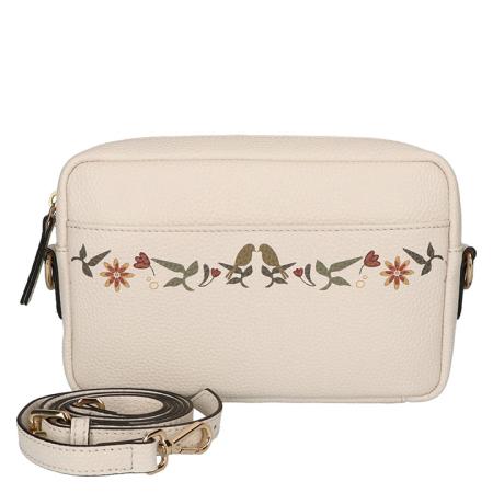 Leather Design Schoudertas Revival Vintage Lola Off White