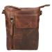 Leather Design Schoudertasje Hunter Bruin