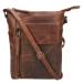 Leather Design Schoudertasje Hunter Bruin