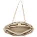 Charm London Birmingham Safiano - Handtas/Schoudertas 15.6'' - Cream