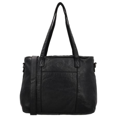 Hide & Stitches Handtas / Schoudertas Paint Rock Zwart