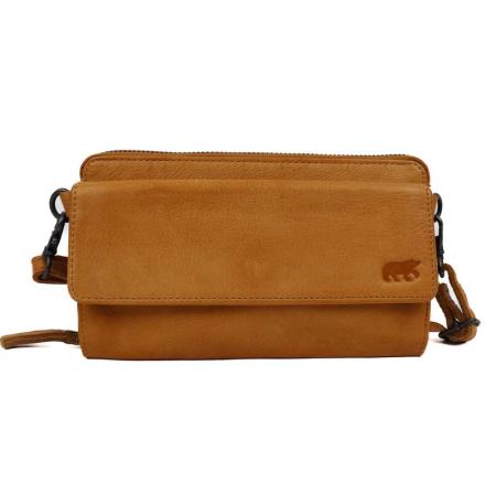 Bear Design Phone Bag Lilian Telefoontasje Geel