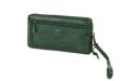Bear Design Zip Around Portemonnee / Clutch Isa Groen