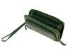 Bear Design Zip Around Portemonnee / Clutch Isa Groen